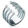 Bague Brillaxis multi rangs ouverte - vue V2