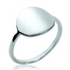 Bague Brillaxis rond argent - vue V1