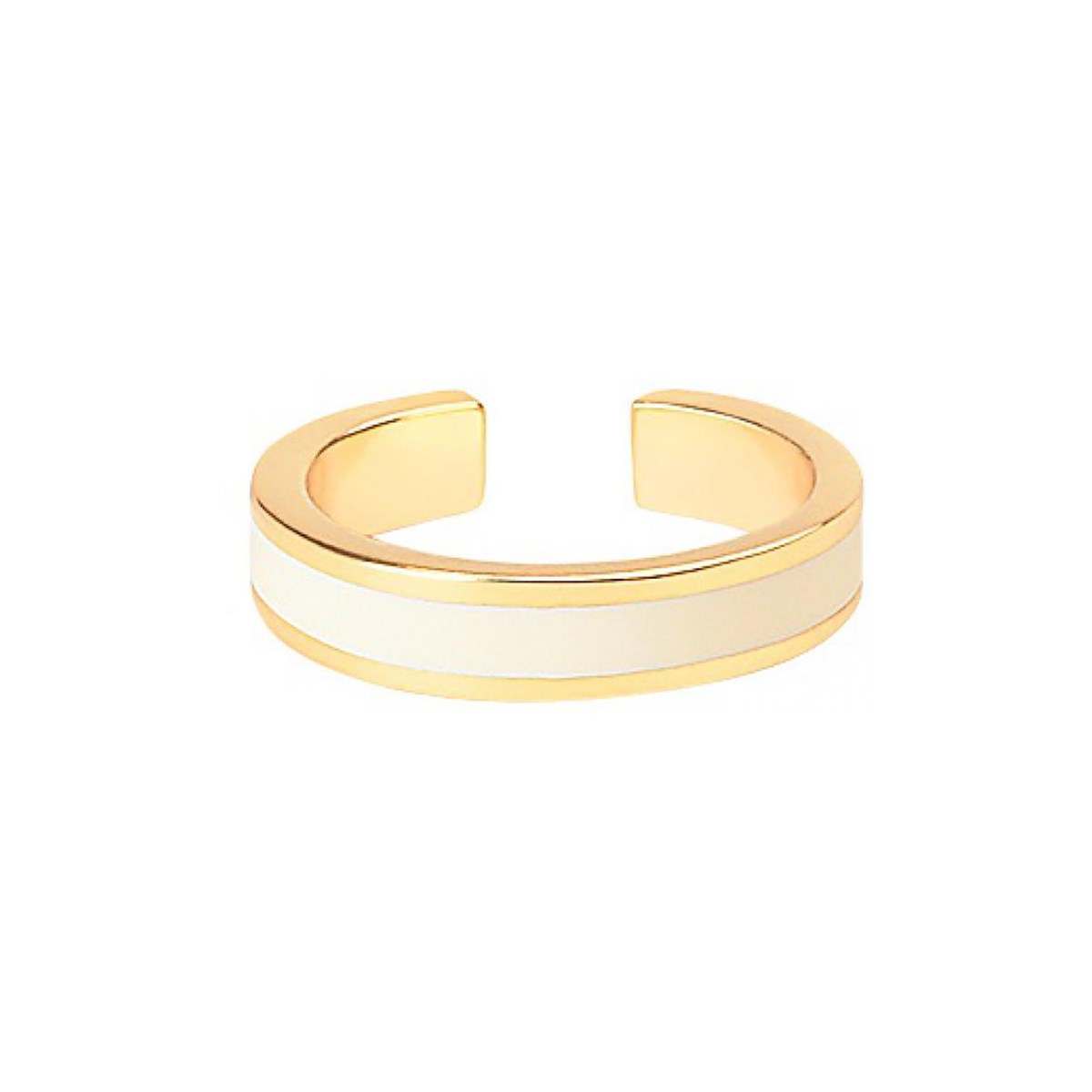 Bague Bangle Up blanc sable