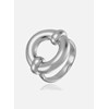 Bague Agatha argent anneau large Ines - vue V3