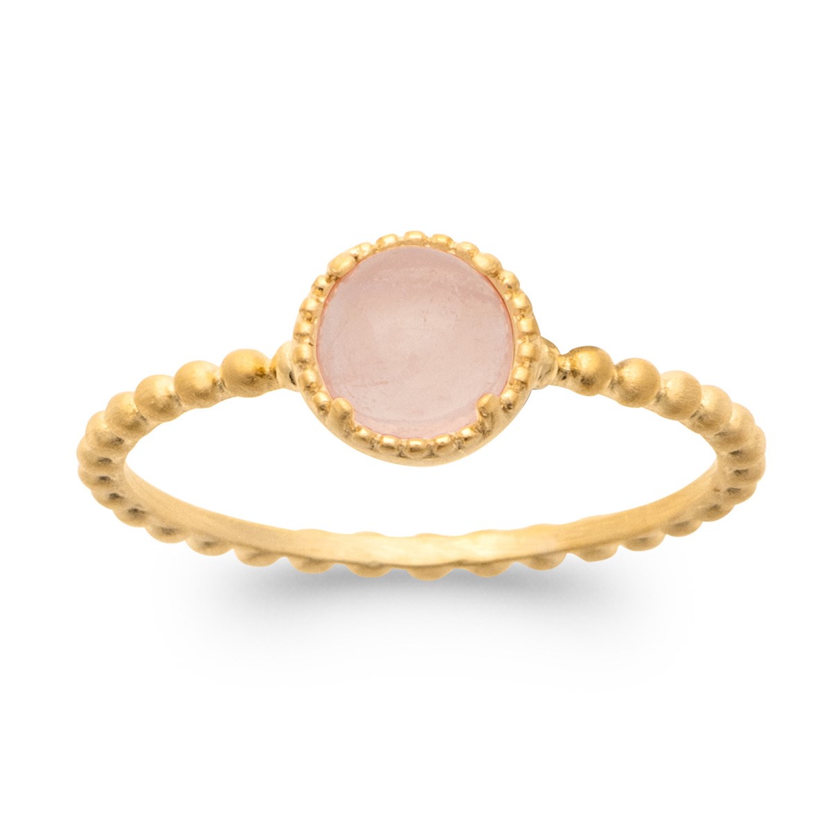 Bague Brillaxis Quartz Rose - vue 3