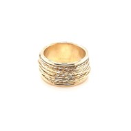 Bague Orus bijoux argent doré motif fils entremêlés
collection spiral