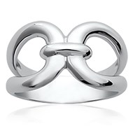 Bague Brillaxis argent rhodié