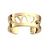 Bague Les Georgettes Lotus dorée 8mm - vue V1