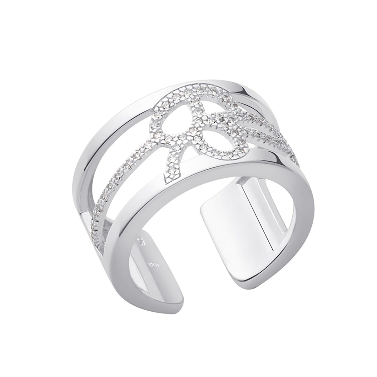 Bague Les Georgettes Les Précieuses Pétales argentée
12mm - vue 2