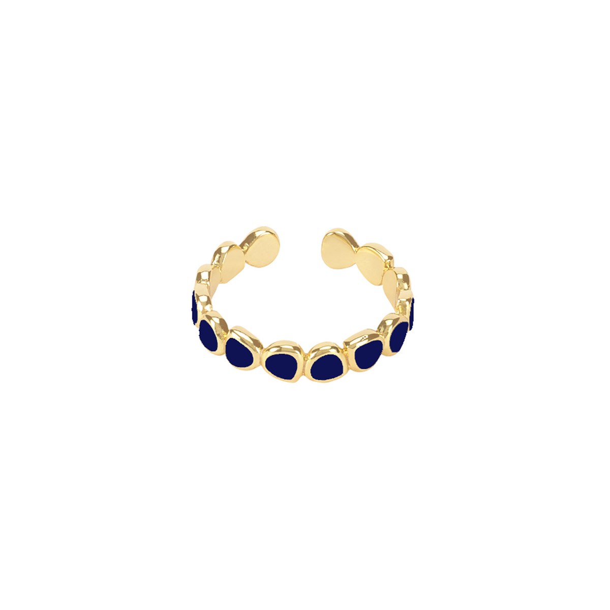 Bague Bangle Up Lumi bleu nuit