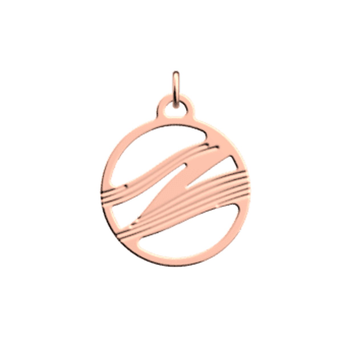 Pendentif Les Georgettes Vibrations rosé 16mm