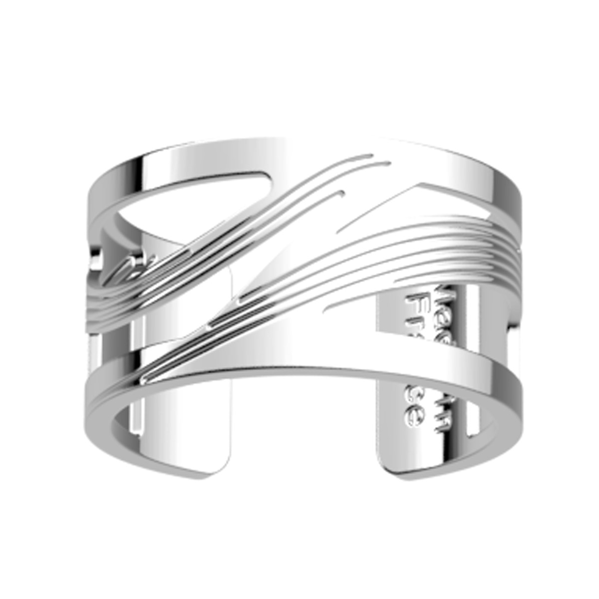 Bague Les Georgettes Vibrations argentée 12mm - vue 2