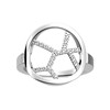 Bague ronde Les Georgettes Girafe argentée 16mm
Collection Les Précieuses - vue V1