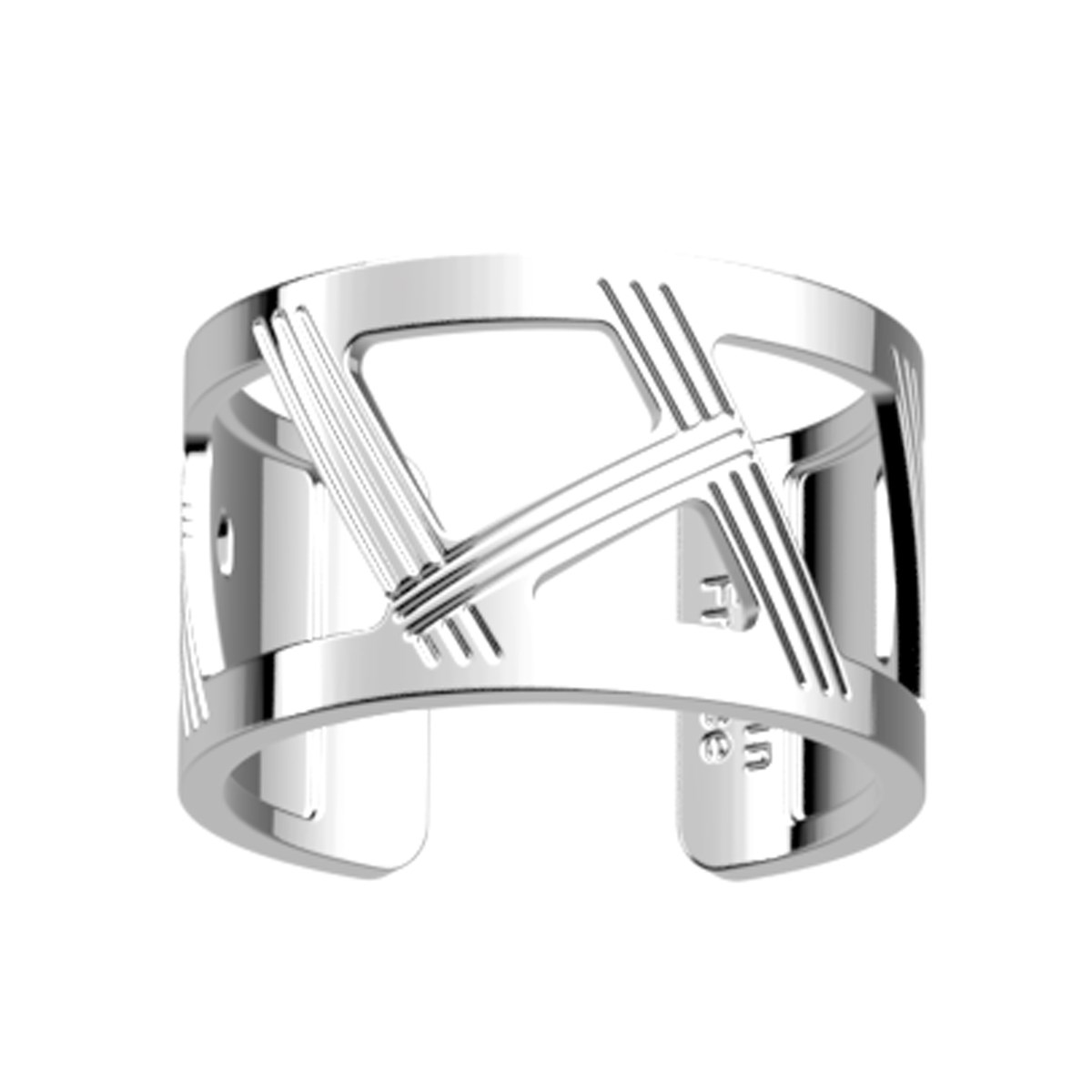 Bague Les Georgettes Illusion argentée 12mm - vue 2