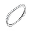 Bague Agatha argent carré oxydes - vue V3