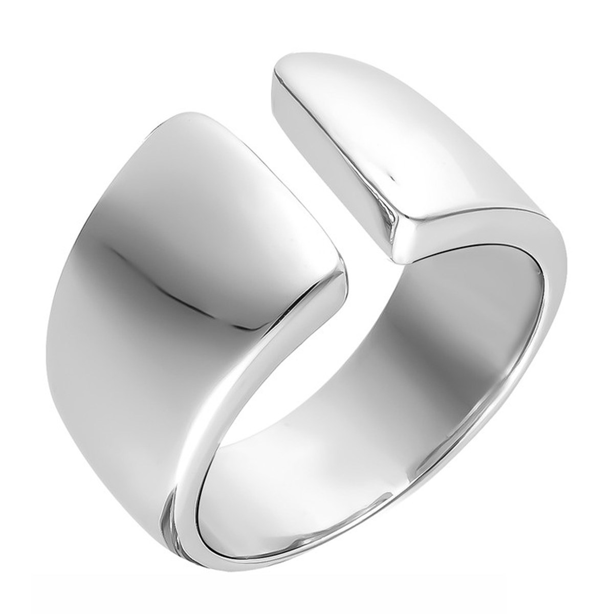 Bague Agatha large ouverte argent  Aperta