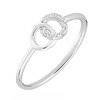 Bague Agatha argent oxydes Rondou - vue V4