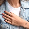 Bague Agatha argent oxydes Rondou - vue V5