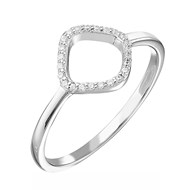 Bague Agatha argent oxydes Sissi