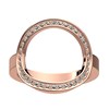 Bague Les Georgettes Pure dorée rose 16mm
collection Les Précieuses - vue V1