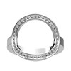 Bague Les Georgettes Pure argentée 16mm
collection Les Précieuses - vue V1