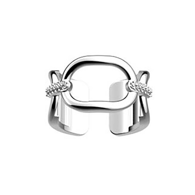 Bague Les Georgettes Chaîne argentée 12mm
Collection Les Précieuses - vue 2