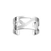 Bague Les Georgettes Enlacement argentée 12 mm - vue V2