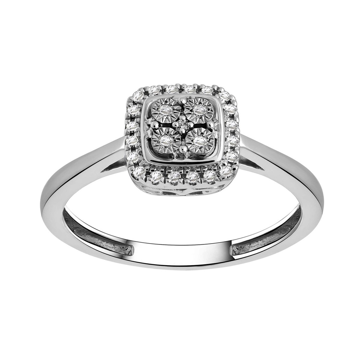 Bague Brillaxis or blanc diamants