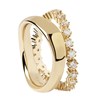 Bague PdPaola Motion Gold en argent doré - Taille 54 - vue V3