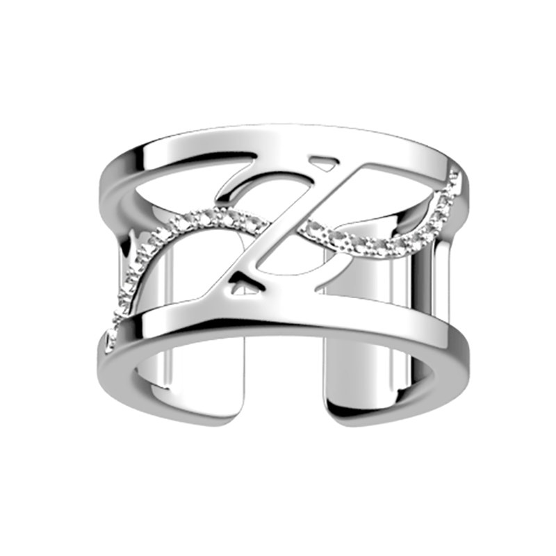 Bague Les Georgettes Virevolte argentée 12mm
collection Les Précieuses - vue 2