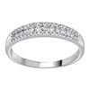 Alliance Brillaxis or blanc 18 carats diamants - vue V1