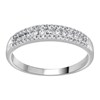 Alliance Brillaxis or blanc 18 carats diamants - vue V2