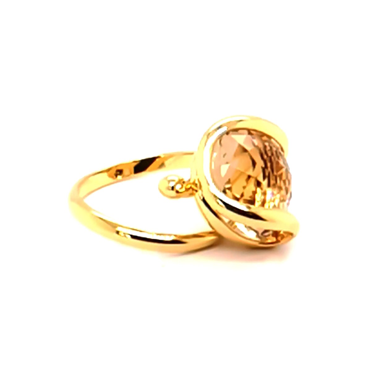 Bague Andréa Marazzini médium Bubble Golden Shadow - vue 2