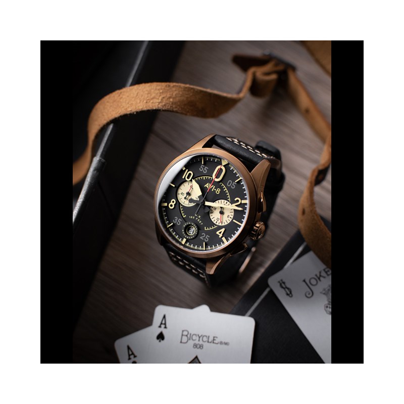 AVI-8 - SPITFIRE  - Montre homme - Mouvement Chronographe japonais - vue 2