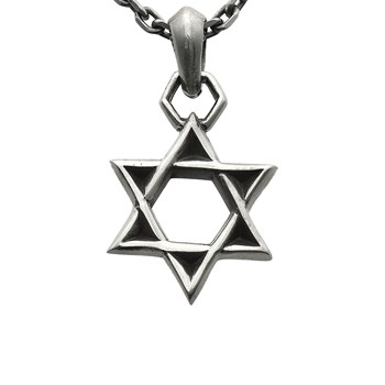 Collier Argent étoile De David