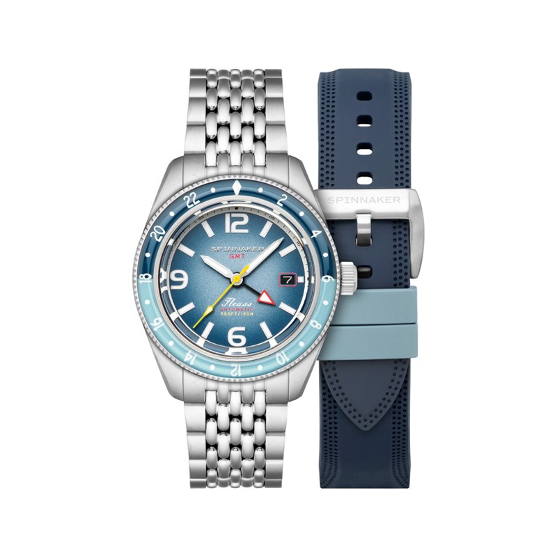 Fleuss GMT Automatic - NEBULA BLUE - Montre homme - Mouvement japonais automatique GMT - vue 2