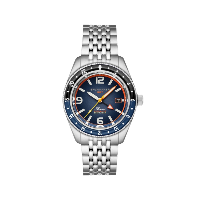 Fleuss GMT Automatic - DEEP BLUE - Montre homme - Mouvement japonais automatique GMT