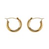 Boucles d'oreilles acier jaune - vue V1