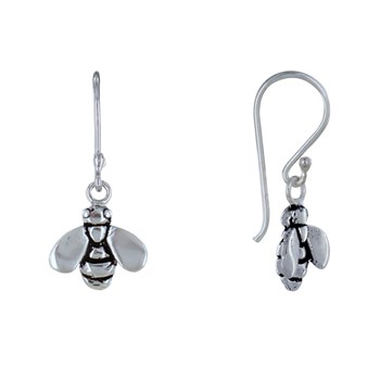 925 Sterling Silver Earrings Bee