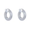 Boucles d'Oreilles Argent Créoles Rondes Épaisses 2cm - vue V2