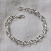 Bracelet Argent 925 Gourmette Moyen Maillons - vue V4