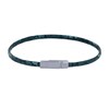Bracelet Femme Motif Tortue Cuir de Chèvre Vert - vue V1