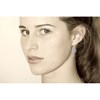 Boucles d'Oreilles Argent 925 Mandala et Plume - vue V4