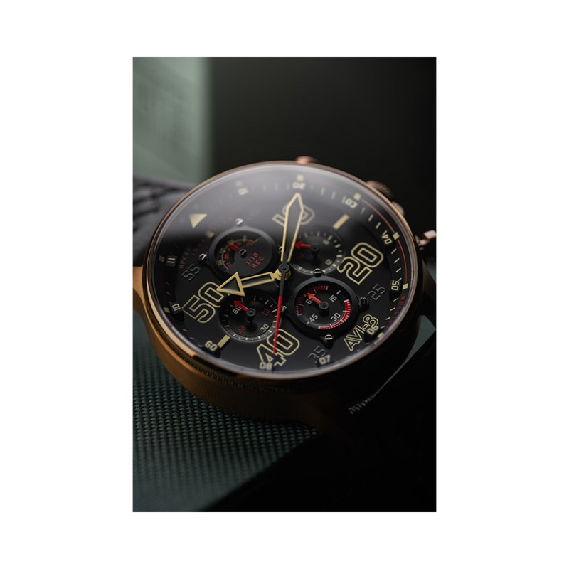 HAWKER TYPHOON CONINGHAM CHRONOGRAPH D-DAY LIMITED EDITION - vue 3