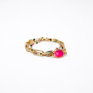 Collier & bracelet multipierres - FRIDA