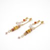 Boucles d'oreilles tiges heishi - ALBA - vue V1