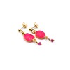 Boucles d'oreilles pierres - CATHY - vue V1