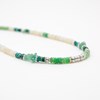 Collier heishi blanc - LOUISE - vue V1