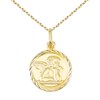 Médaille Ange Or 18 Carats 750/000 Jaune - Chaîne Dorée - vue V1