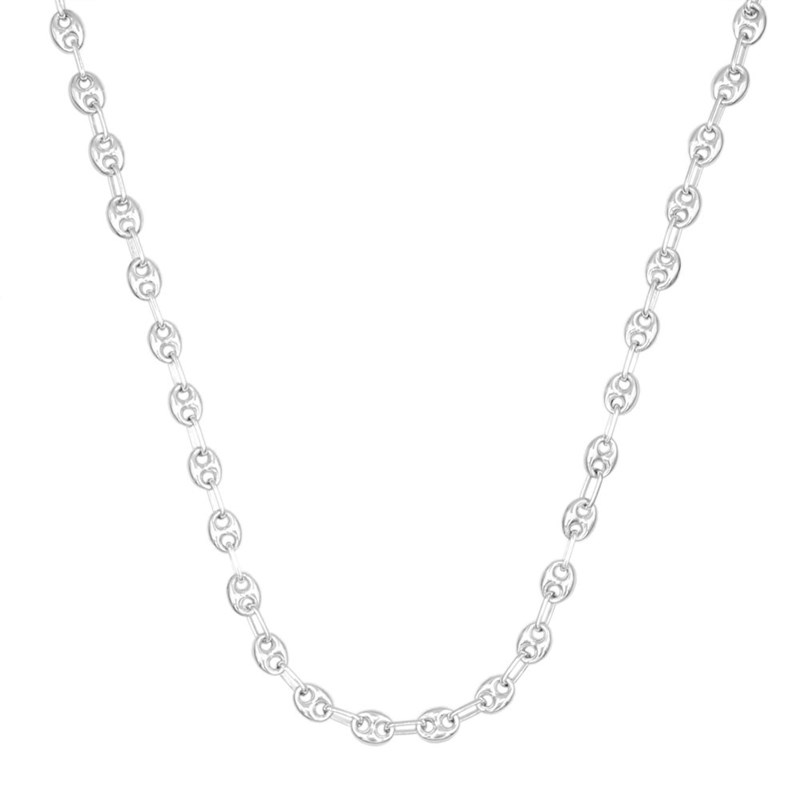 Collier / Chaîne Argent 925 - Maille Grain de Café - 45cm