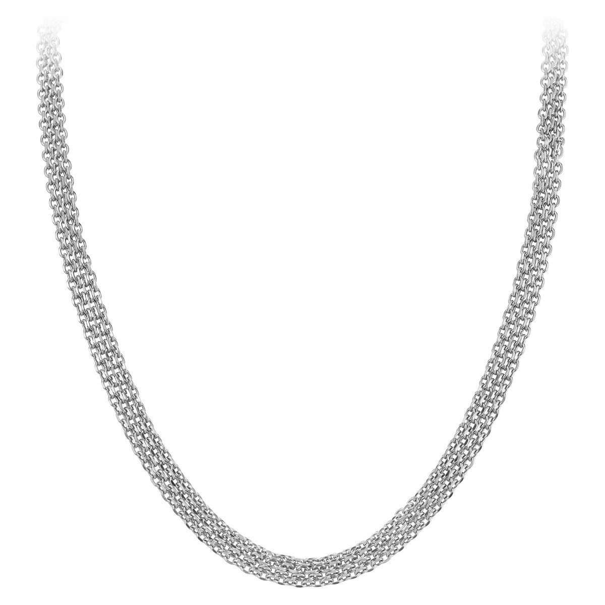 Collier SC Crystal en acier inoxydable - vue 3