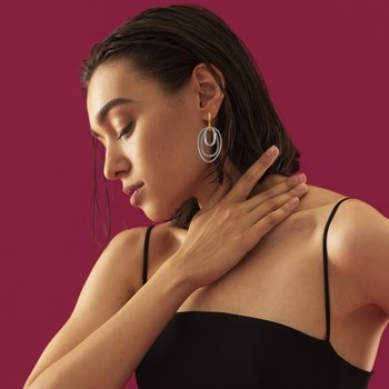 Boucles d'oreilles SC Bohème ornées de zirconium