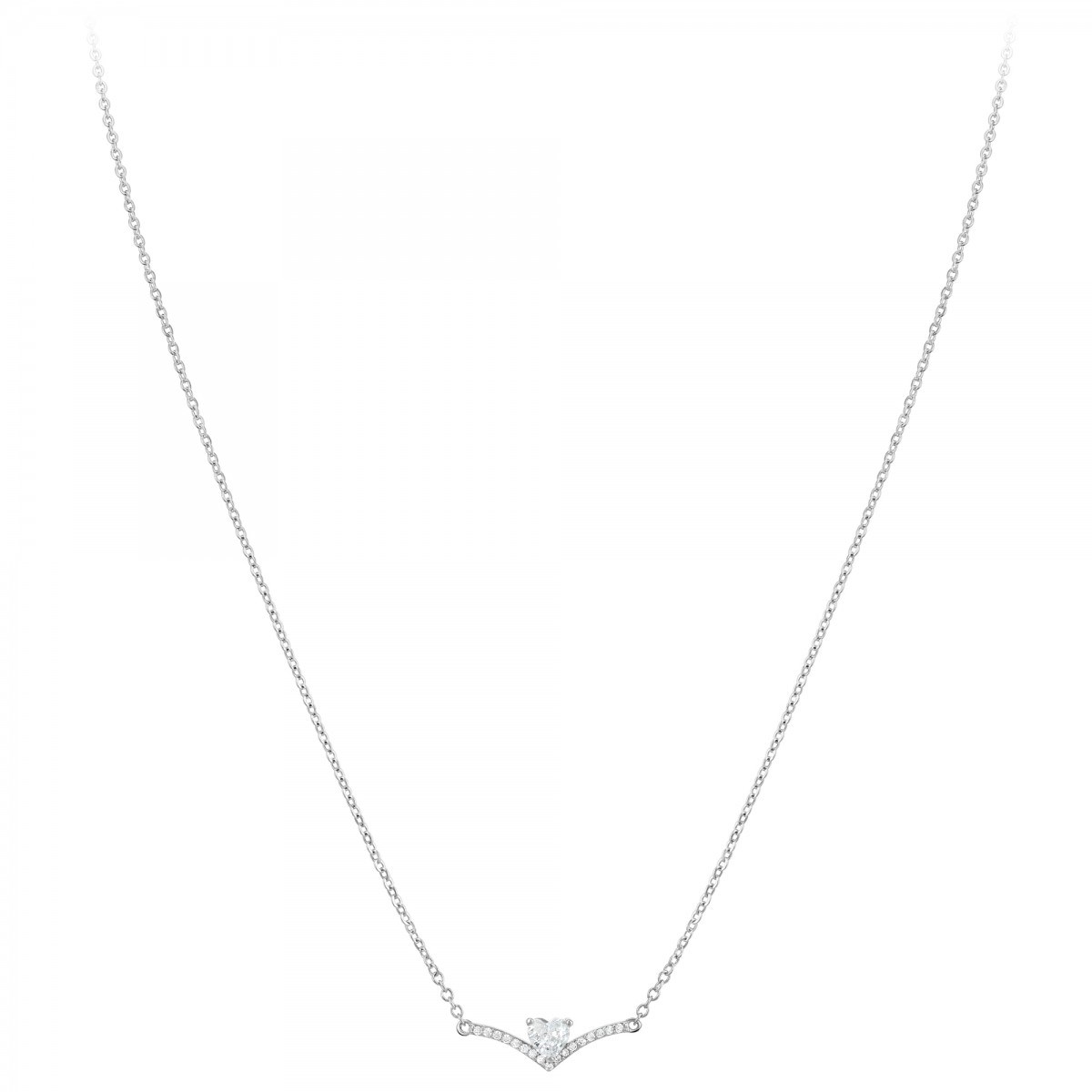 Collier coeur SC Crystal orné de zirconium - vue 3