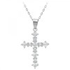 Collier croix SC Crystal orné de  Zirconium - vue V1